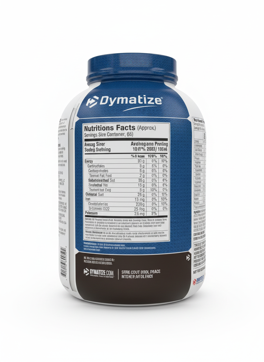 Dymatize Elite 100% Whey 2.3 Kg Rich Chocolate - back