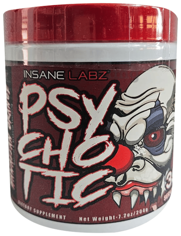 Insane Labz Psychotic Pre-Workout 204 Gm Hawaiian Orange - front