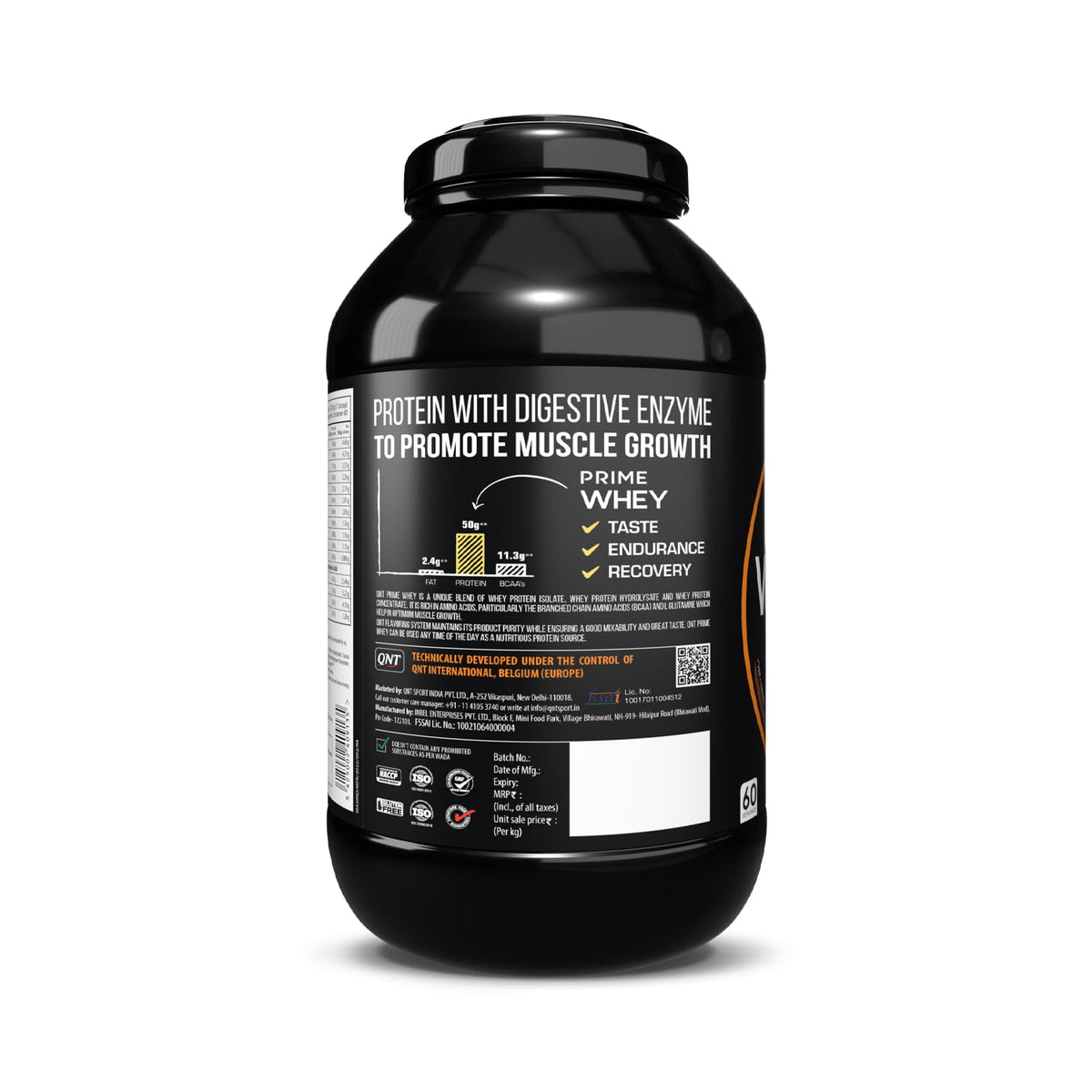 QNT PRIME WHEY 2 KG IRISH CHOCOLATE