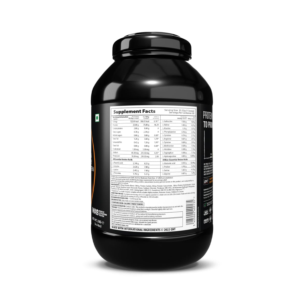 QNT PRIME WHEY 2 KG IRISH CHOCOLATE