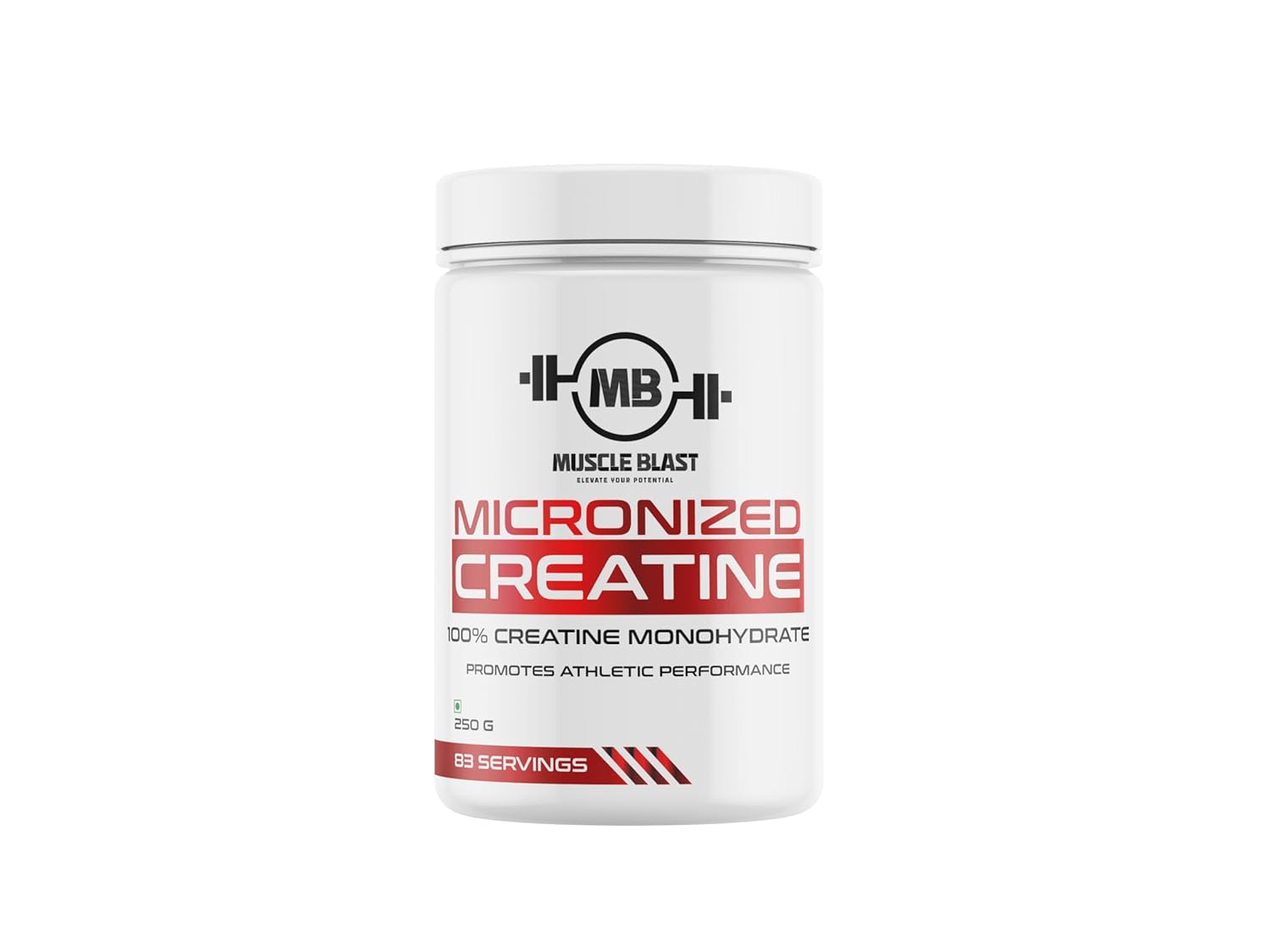 MUSCLE BLAST MICRONIZED CREATINE | CREATINE MONOHYRATE | IMPROVE RECOVERY | 3G CREATINE PER SERVING | (UNFLAVOURED) (250GM)