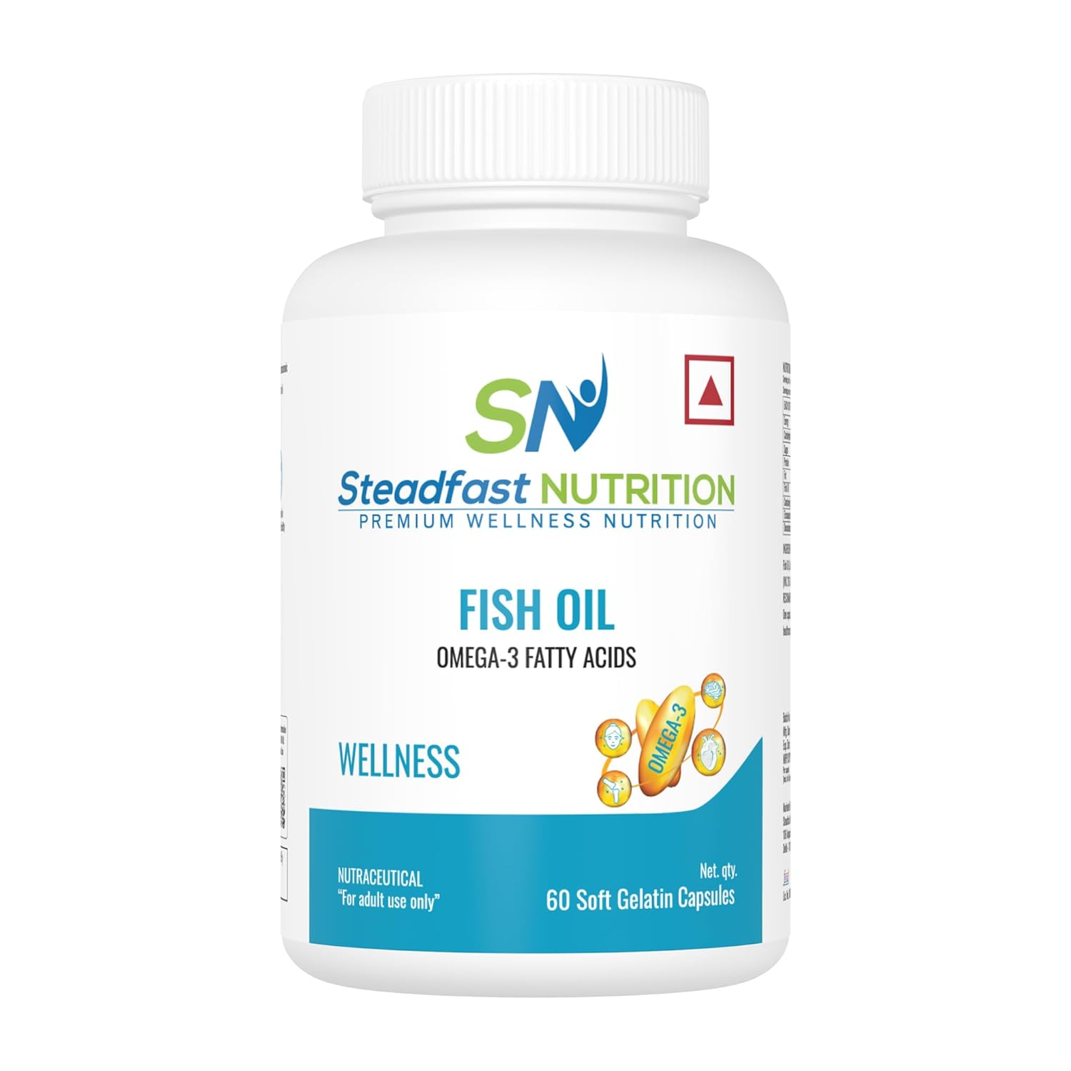 Steadfast Nutrition Wellness Combo Multivitamin L Arginine Fish Oil
