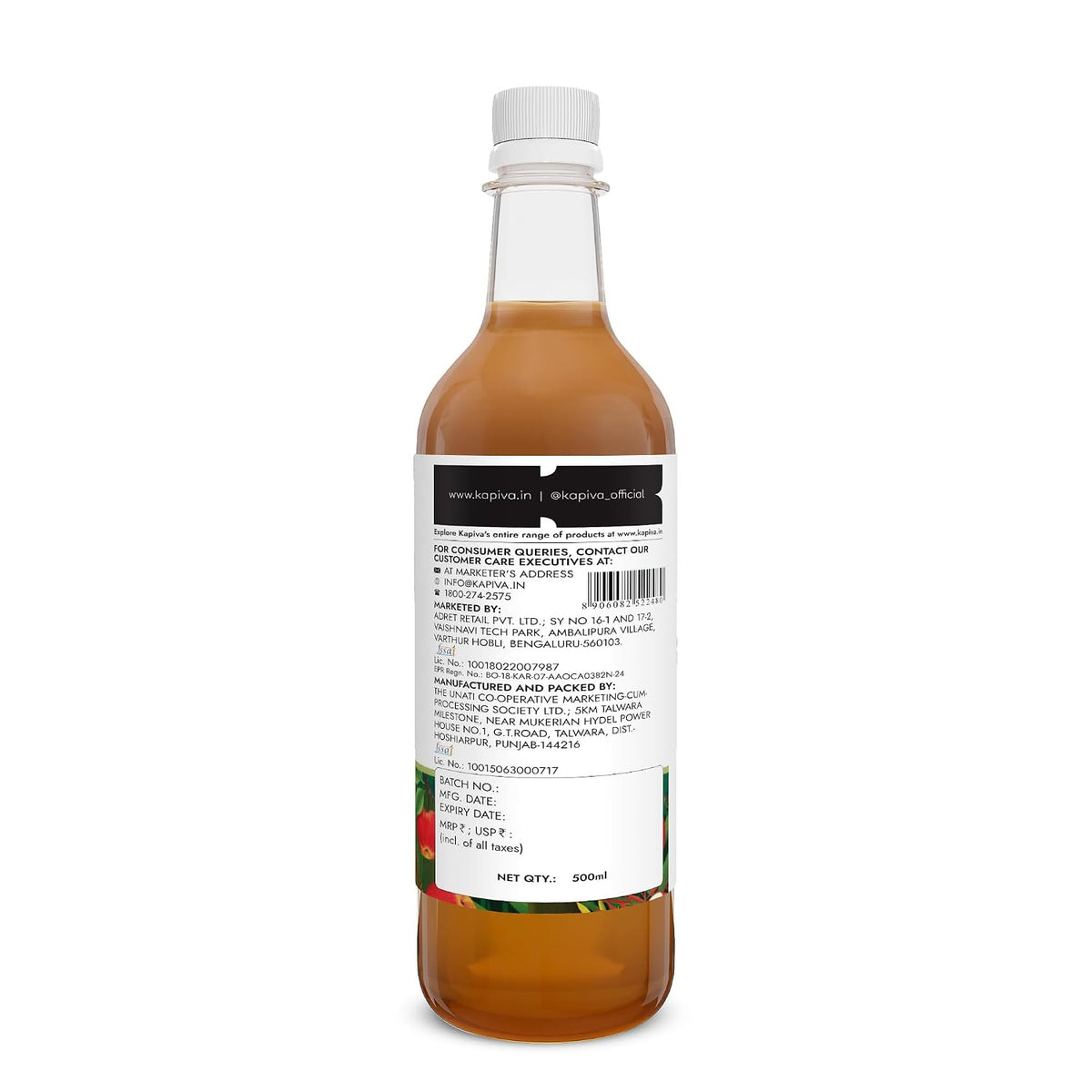 KAPIVA HIMALAYAN APPLE CIDER VINEGAR 500 ML