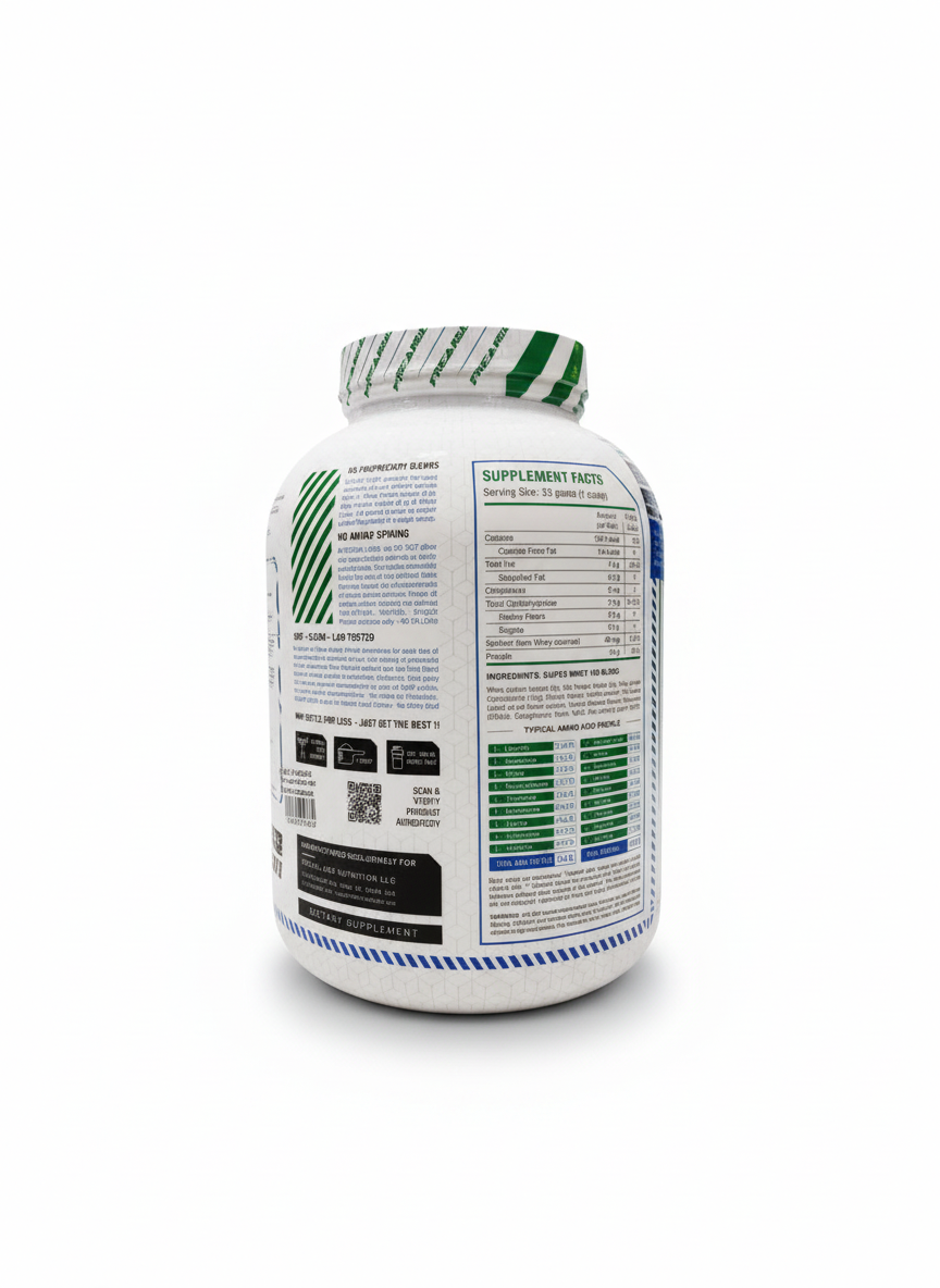 Freak Labs Super Whey 100 2 Kg Chocolate Cheesecake - back