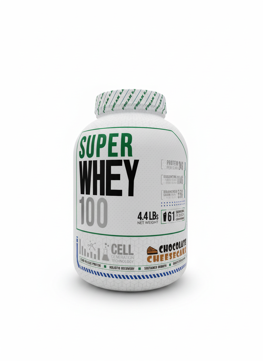 Freak Labs Super Whey 100 2 Kg Chocolate Cheesecake - front