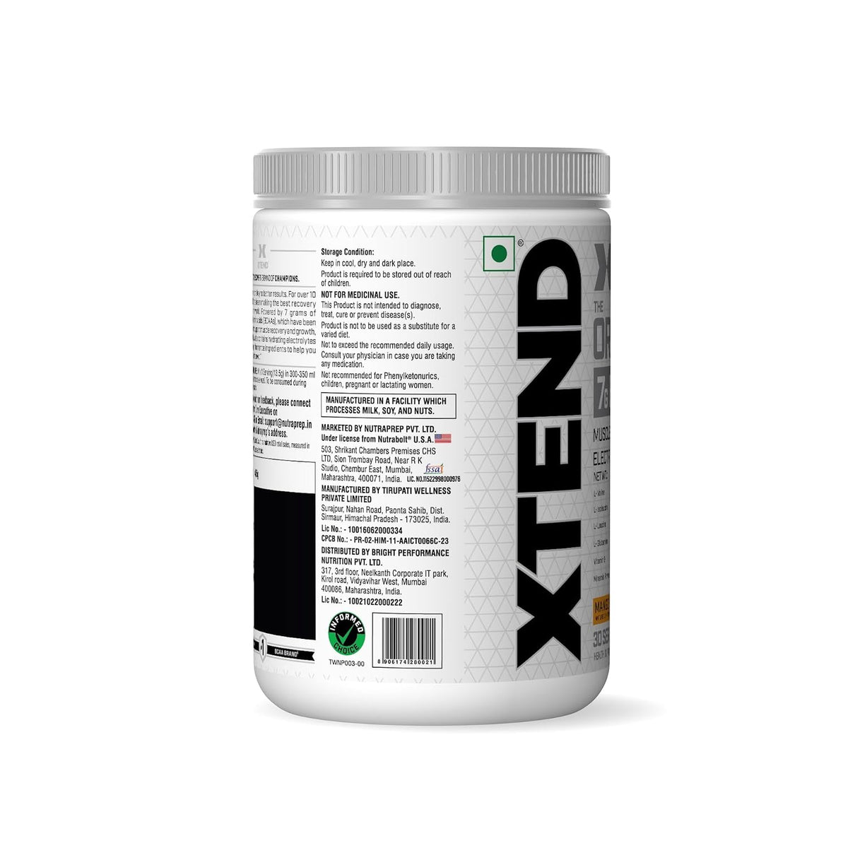 XTEND ORIGINAL BCAA 405 GM MANGO MADNESS