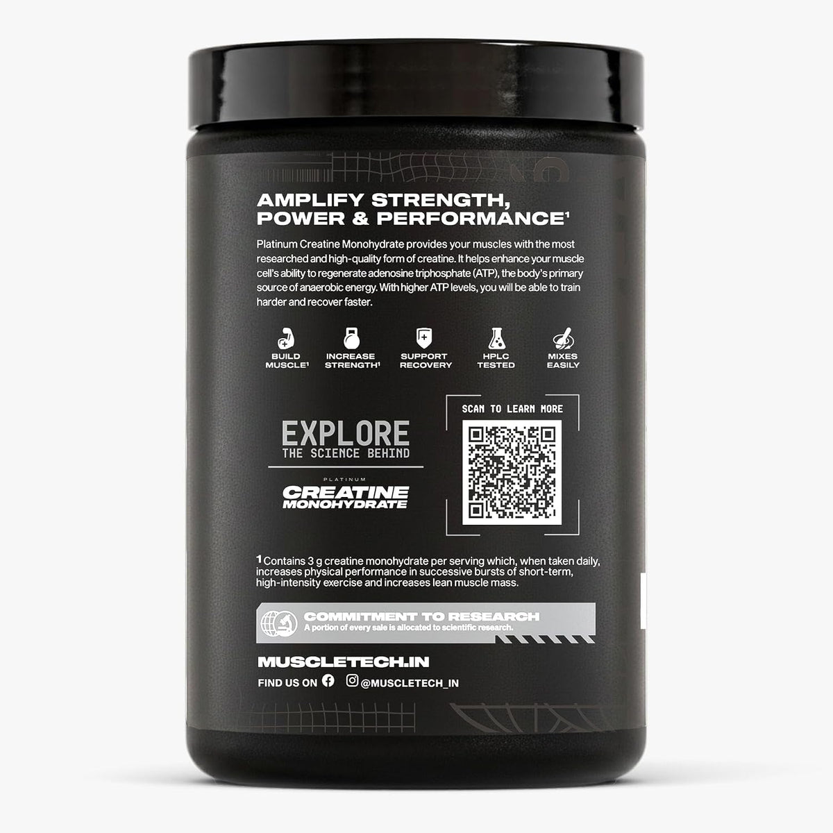MUSCLETECH CREATINE MONOHYDRATE  315 GM CITRUS BLAST