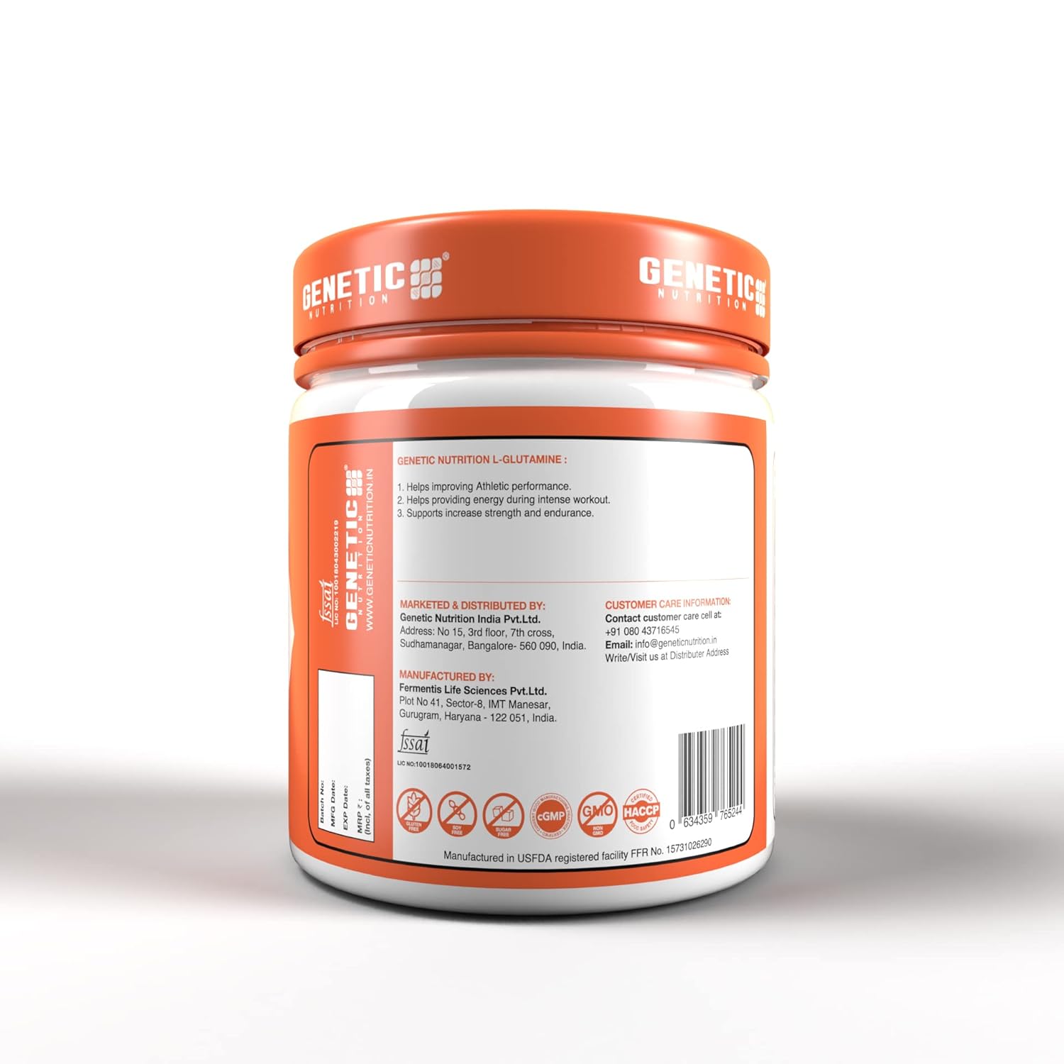 Genetic Nutrition 100% Pure Creatine Monohydrate Powder (Unflavoured)|Pure Creatine Monohydrate Supplement|Helps Increase Strength and Endurance,Helps in Athletic Performance and Boost Energy,200 GM : Amazon.in: Health & Personal Care