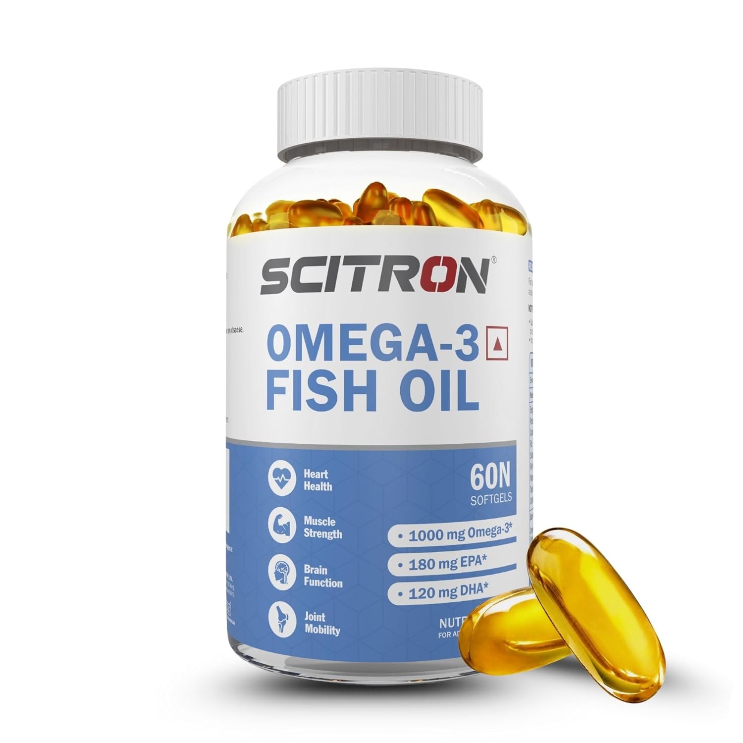 Scitron Omega-3 Fish Oil 60 Softgels