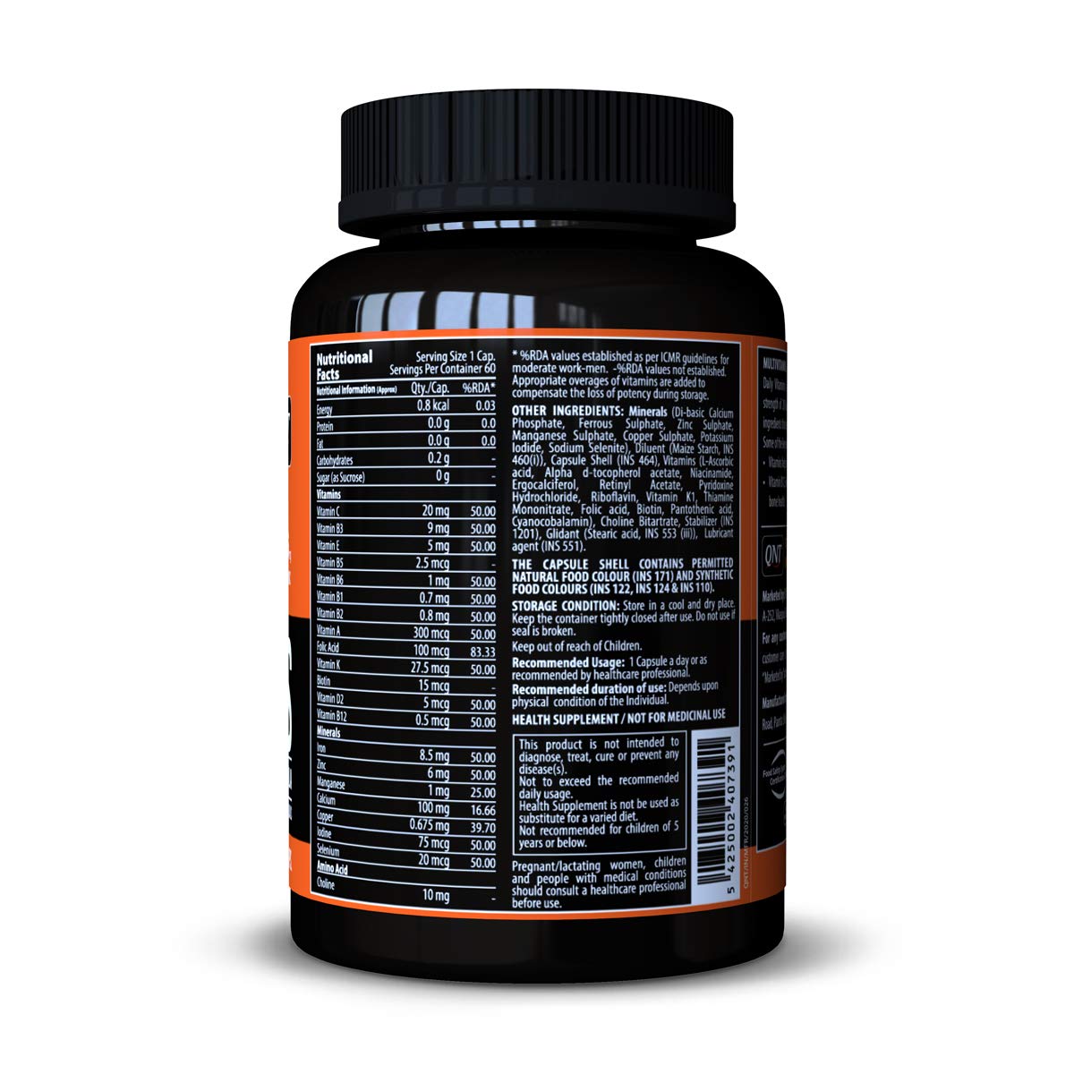QNT Daily Vitamin 60 tablets