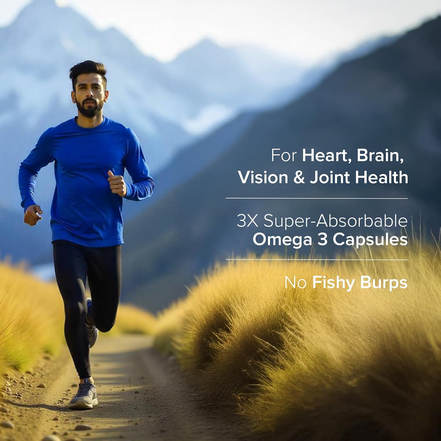 GNC Triple Strength Fish Oil 1500mg Omega-3 with 900mg EPA & DHA | 30 Softgels | For Heart, Healthy Cholesterol, Joint Comfort, Focus & Vision | Enteric-Coated for No Fishy Aftertaste |USA Formulated