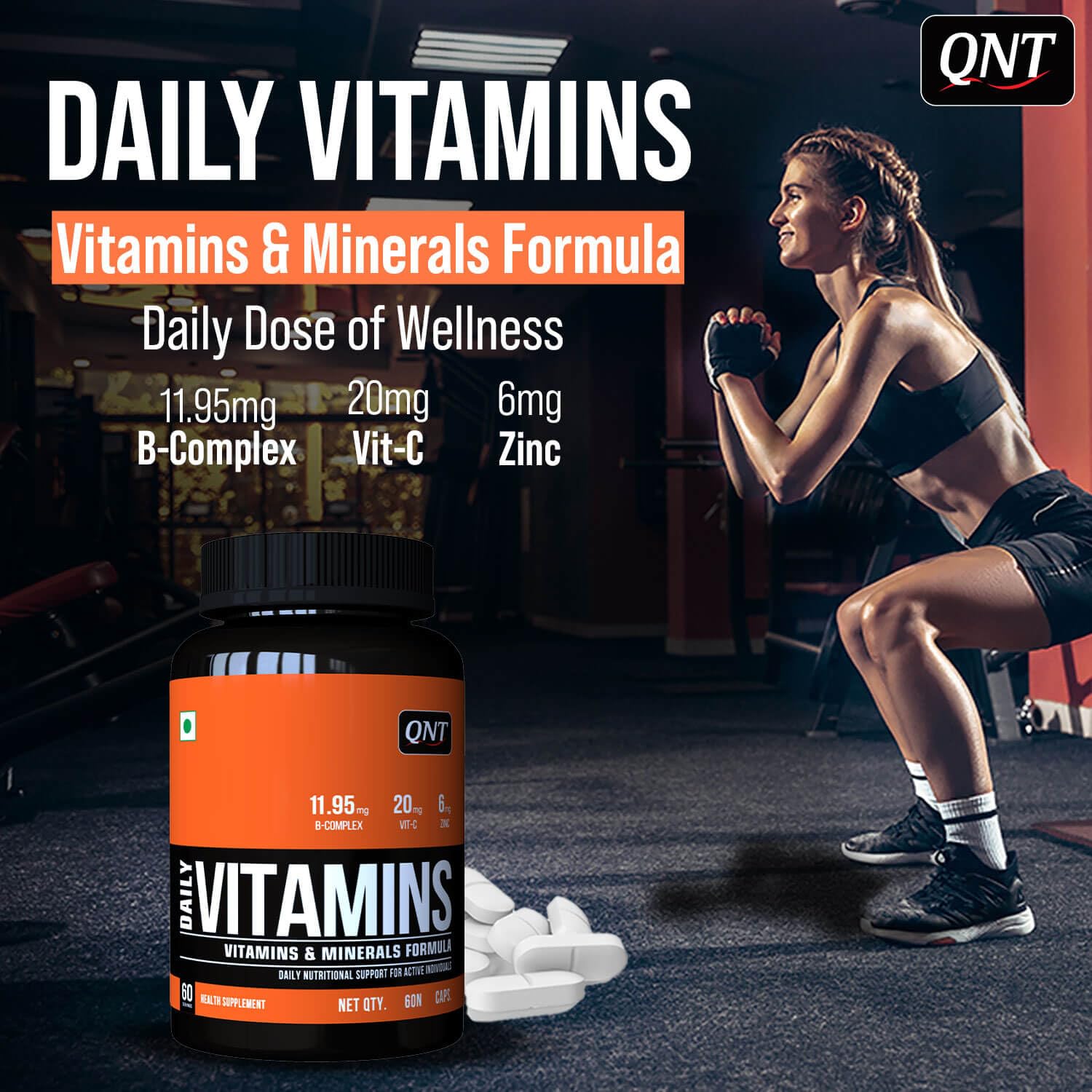QNT Daily Vitamin 60 tablets