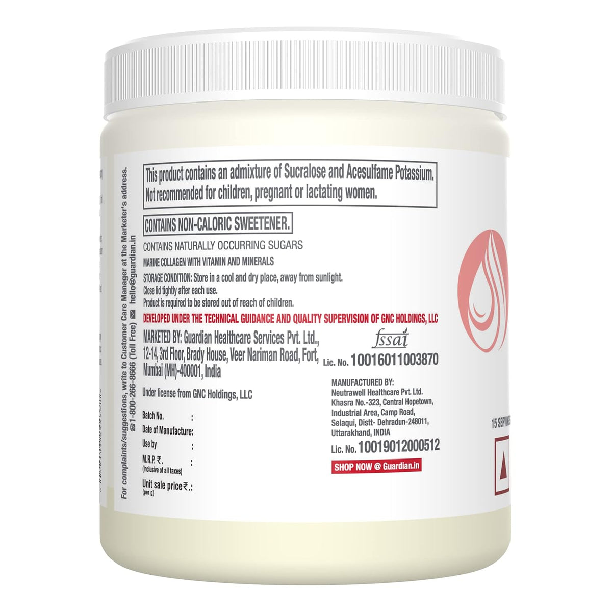 GNC COLLAGEN 200 GM ORANGE