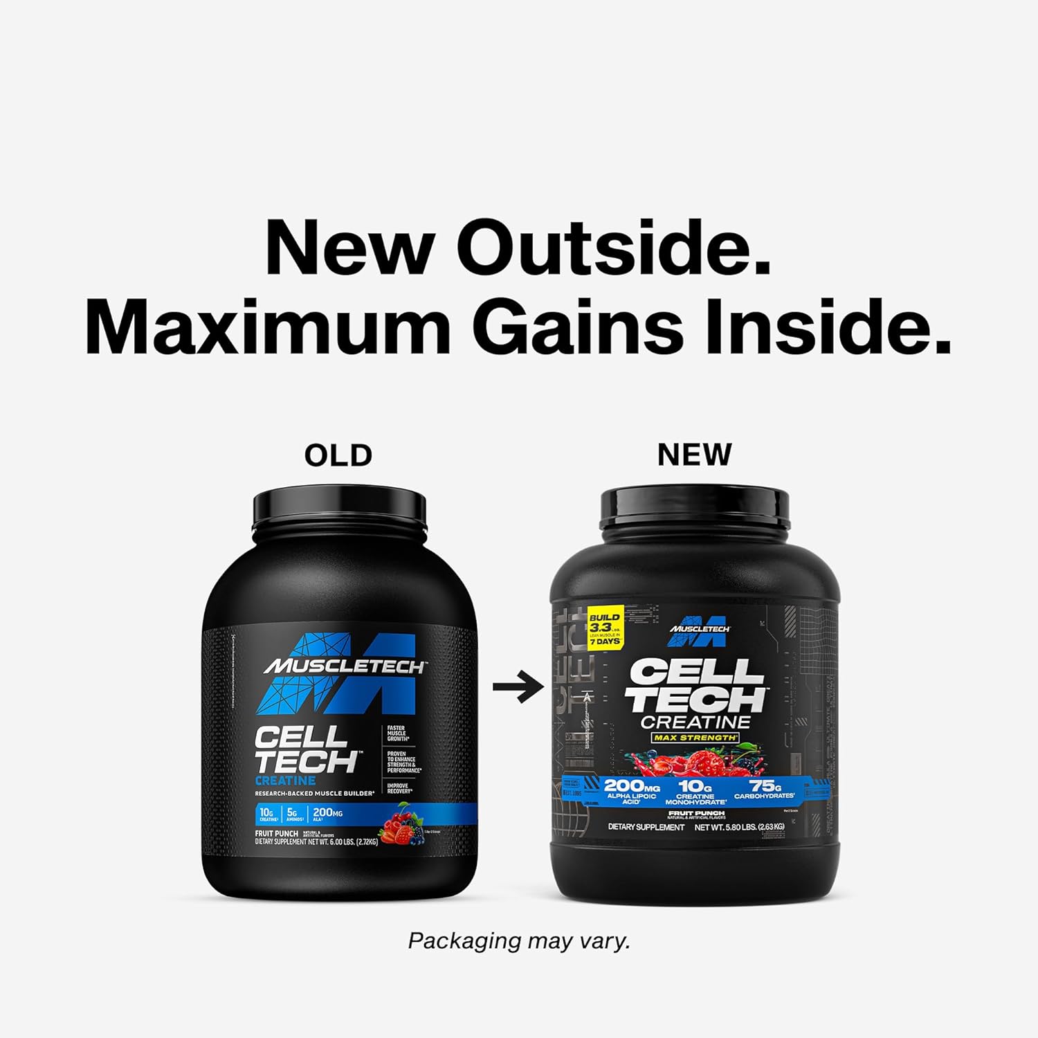 Muscletech Celltech Creatine 6Lbs 2.27Kg Fruit Punch