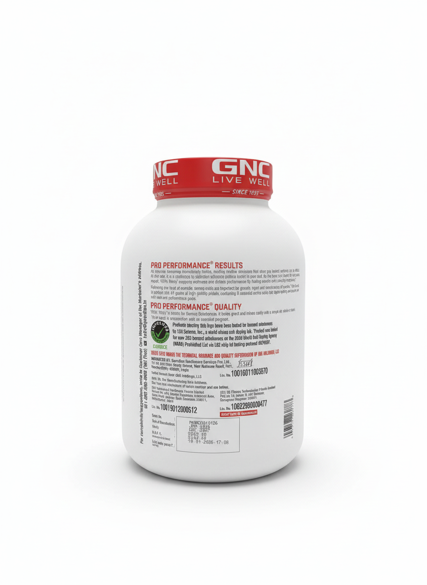 Gnc Pro Performance 100% Whey 1.81 Kg Cafe Mocha - side
