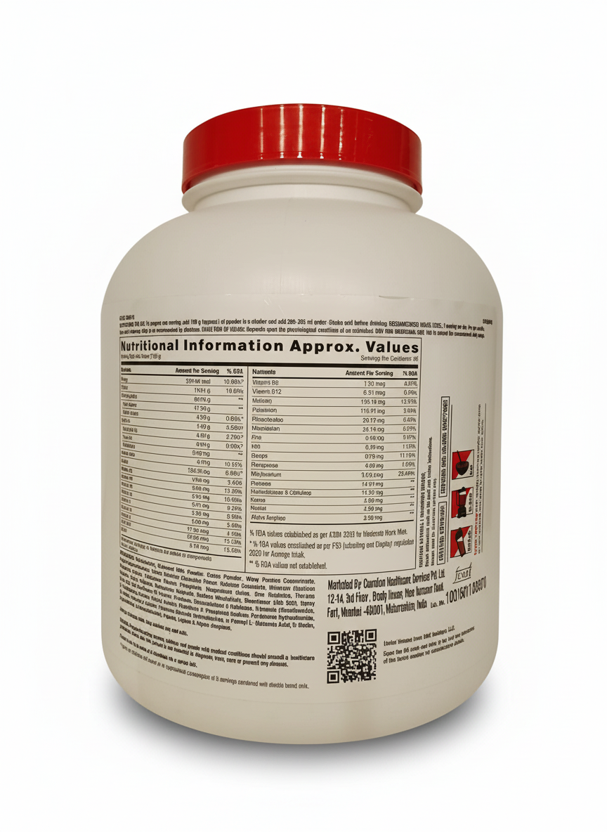 Gnc Pro Performance Weight Gainer 3 Kg Double Chocolate - side