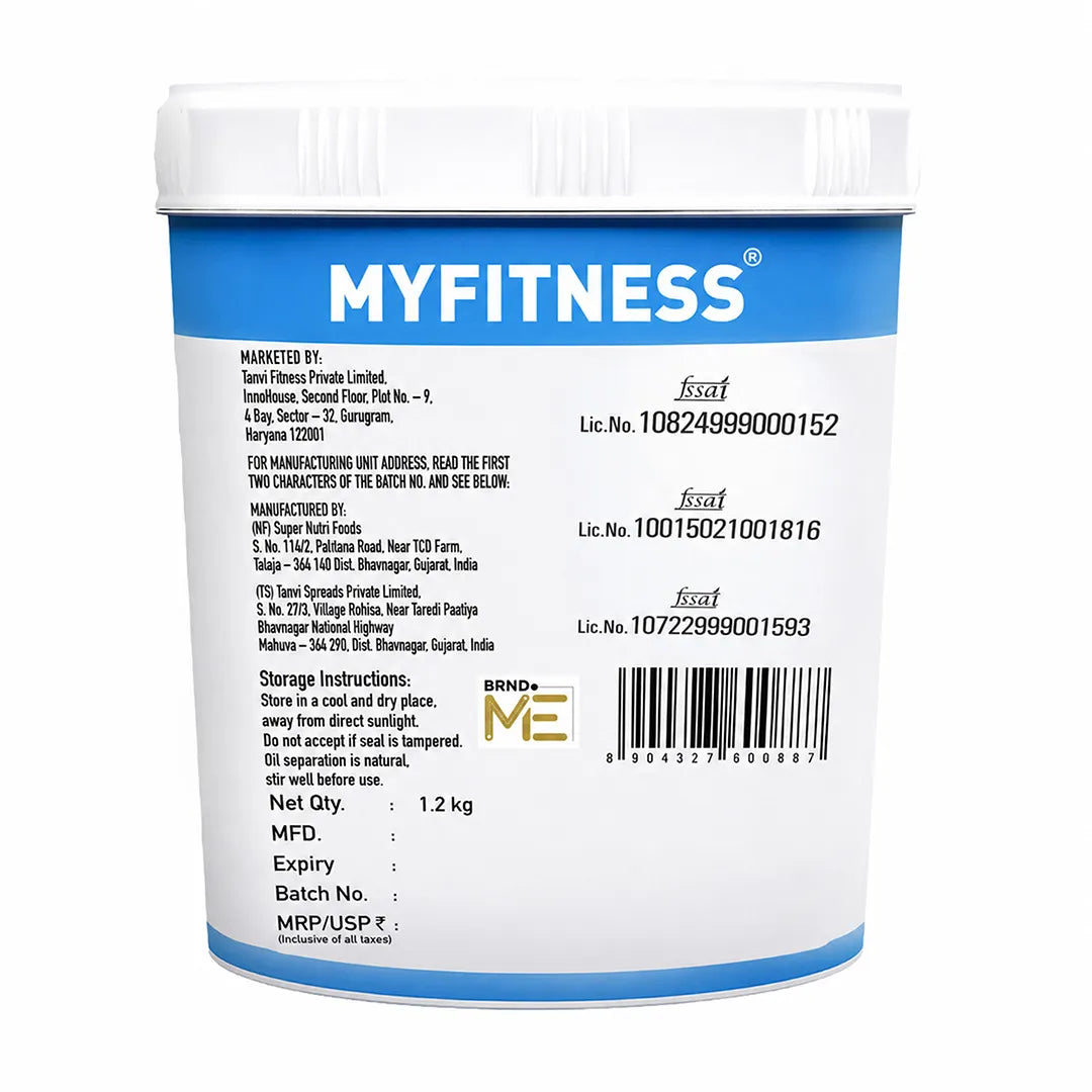 MYFITNESS PEANUT BUTTER 1.25 KG CHOCOLATE CRUNCHY