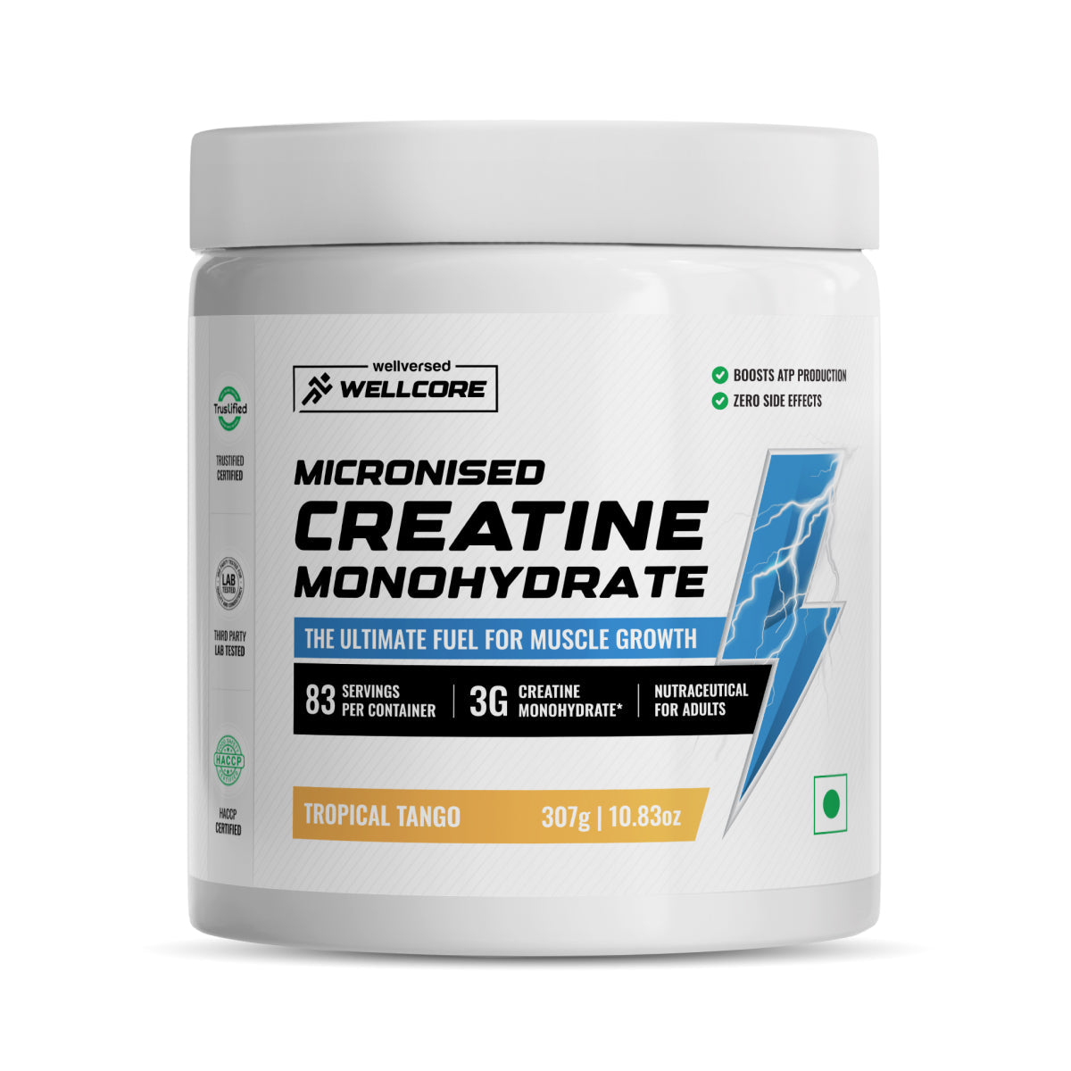 Wellcore Creatine Monohydrate 307 Gm Tropical Tango - Front