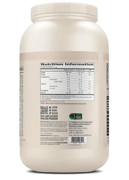ISOPURE LOW CARB 100% WHEY PROTEIN ISOLATE 1 KG UNFLAVOURED