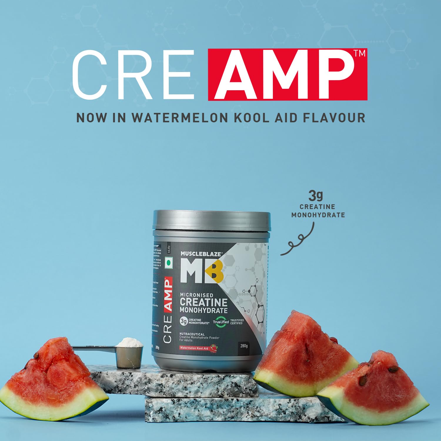 Muscleblaze Creatine Creamp 100g Watermelon Kool Aid image 1