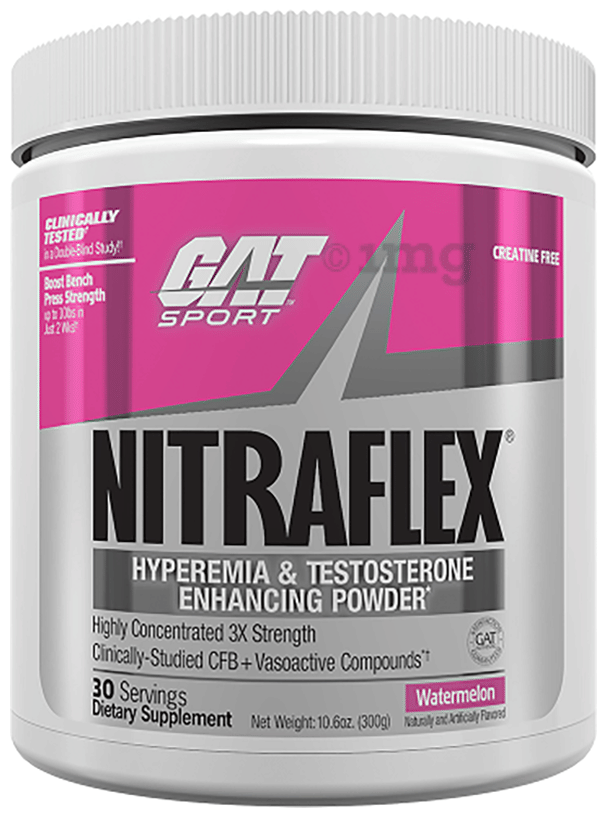 Gat Sport Nitraflex Pre-Workout 300 Gm Watermelon - front