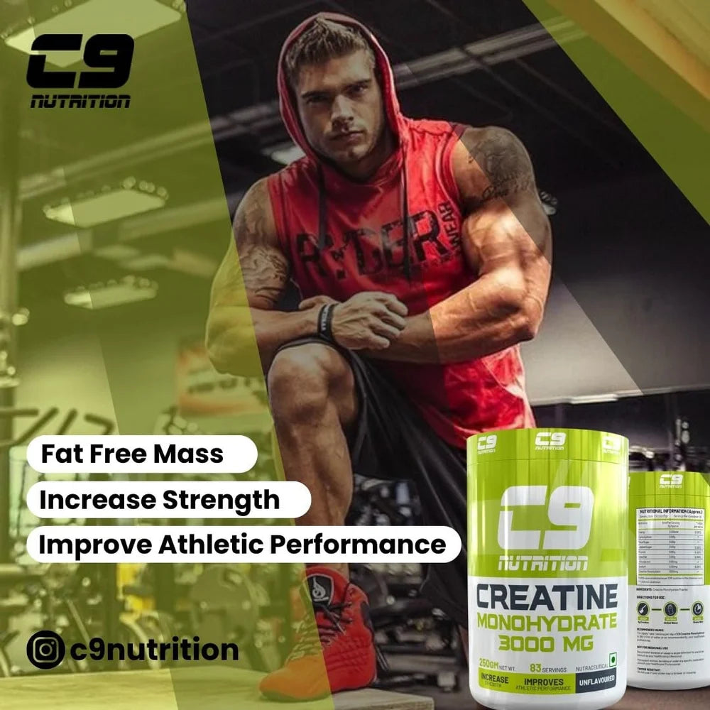 C9 Nutrition Creatine 100 Gm Unfalvoured