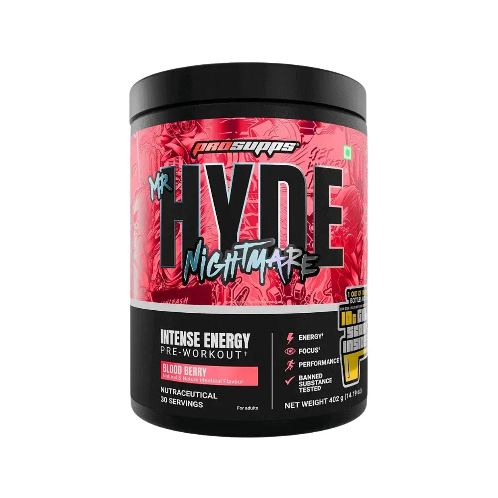 Prosupps Mr Hyde Nightmare 30 Servings 402 Gm Blood Berry - front