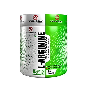 Muscle Gears L Arginine Powder 20 Serv