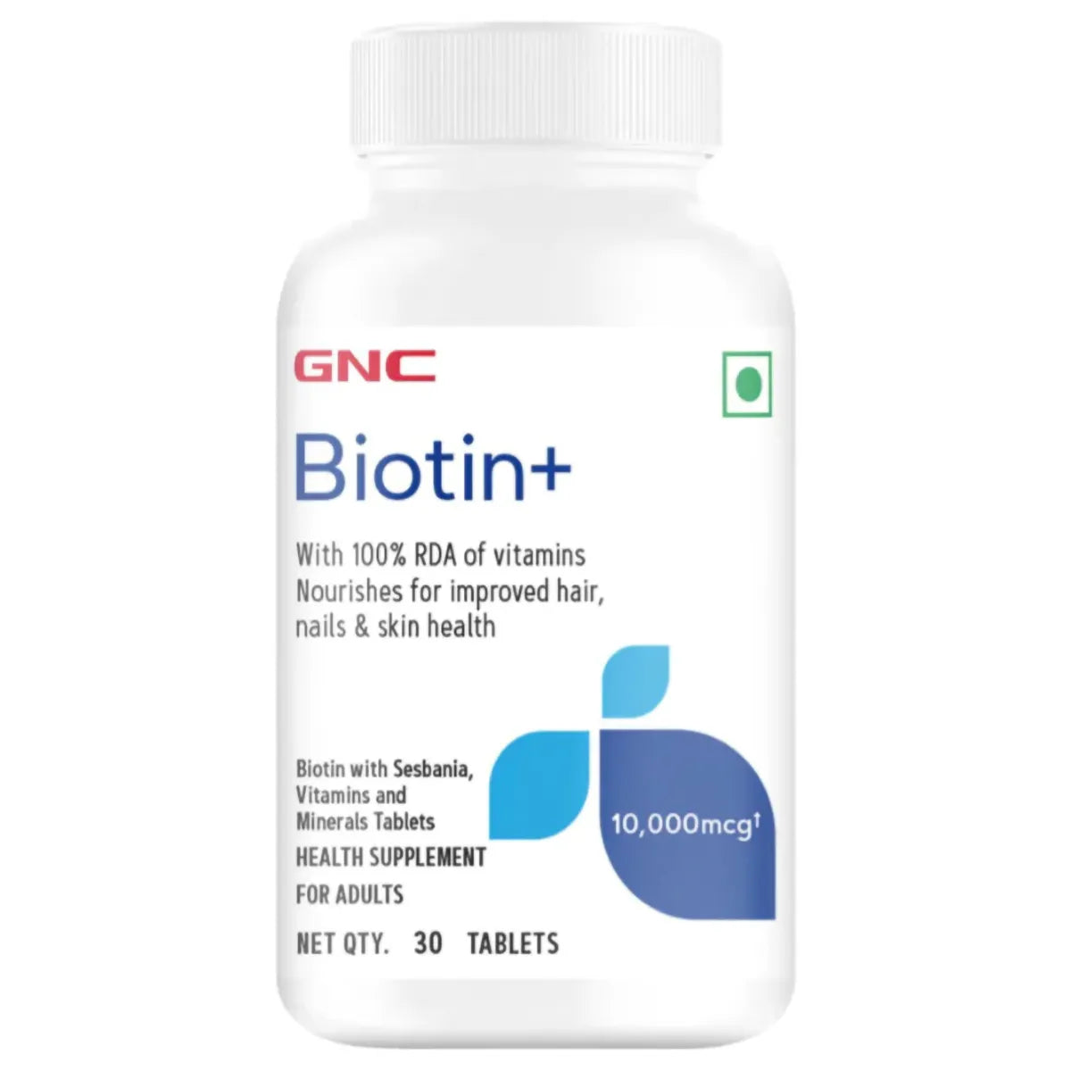 Gnc Biotin+ 10000 Mcg 30 Tablets