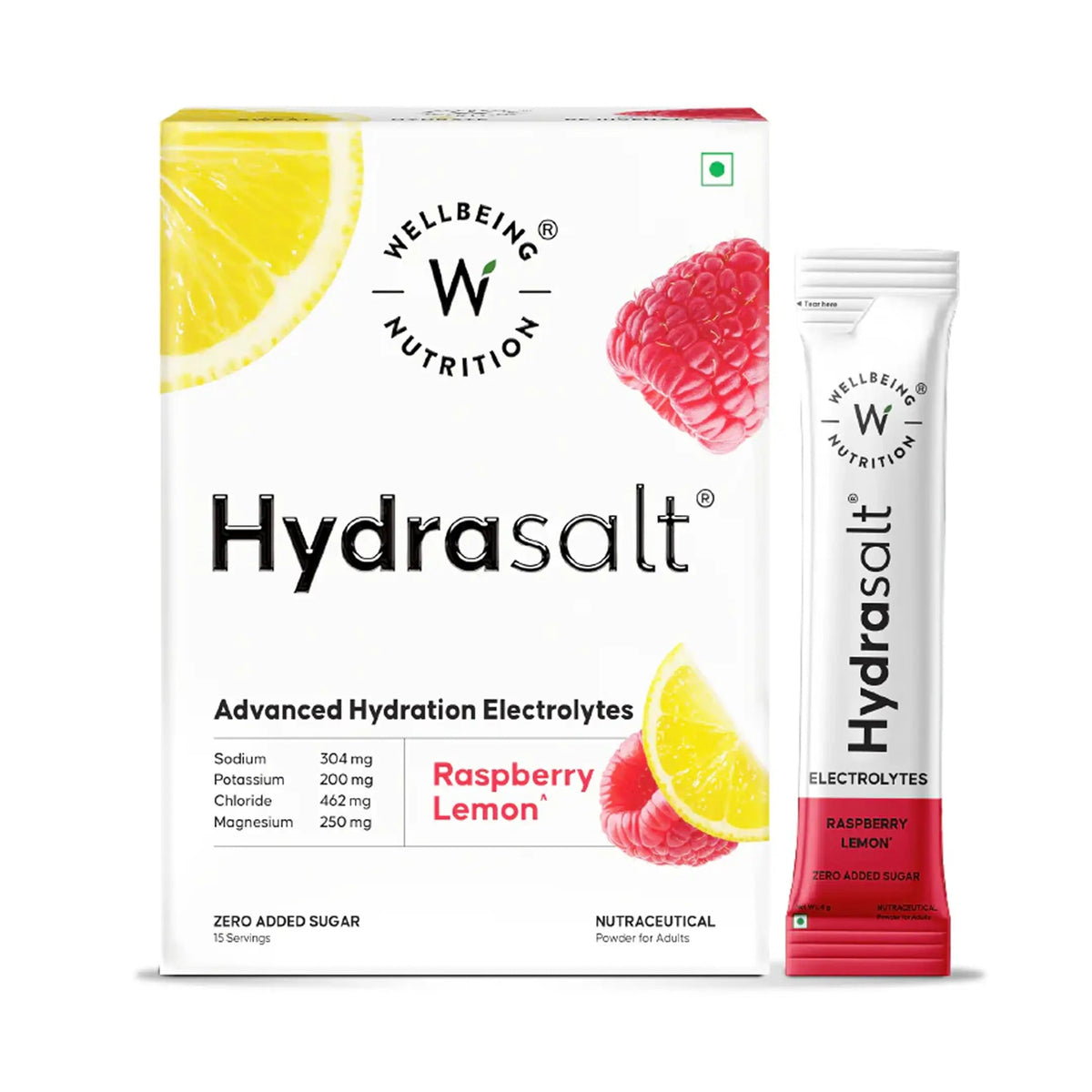 WELLBEING NUTRITION HYDRASALT RASPBERRY LEMON