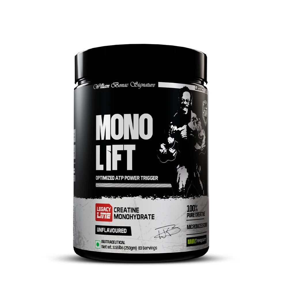 WILLIAM BONAC SIGNATURE MONO LIFT CREATINE 250 GM UNFLAVOURED
