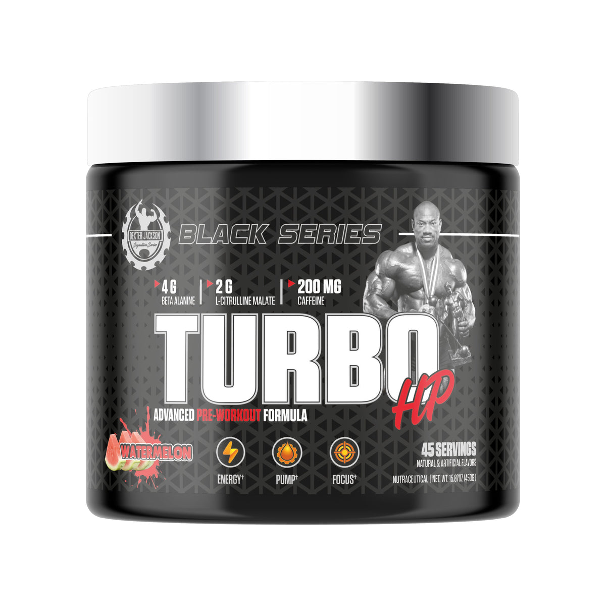 Dj Black Series Turbo Hp Pre-Workout 45 Serv Watermelon