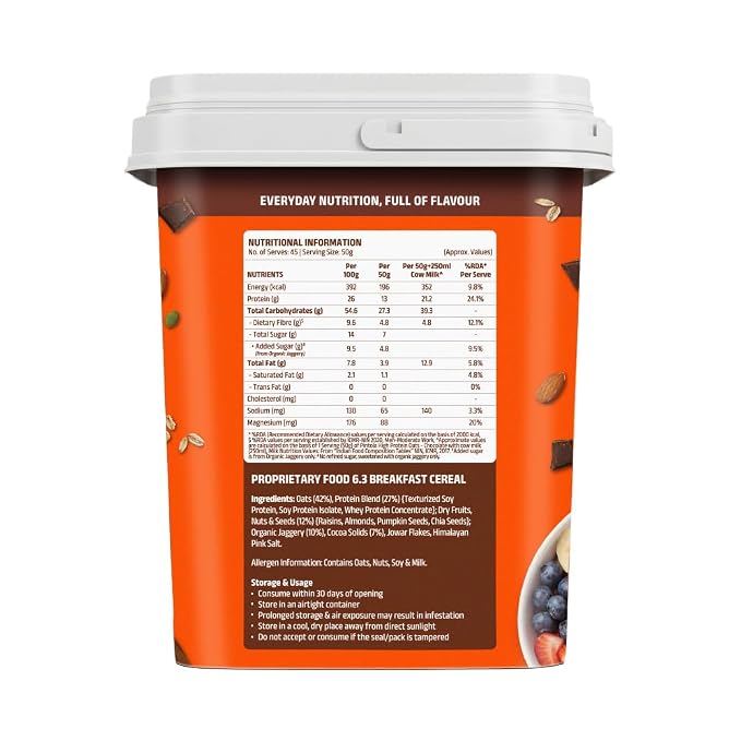 PINTOLA HIGH PROTEIN OATS 2.25 KG CHOCOLATE