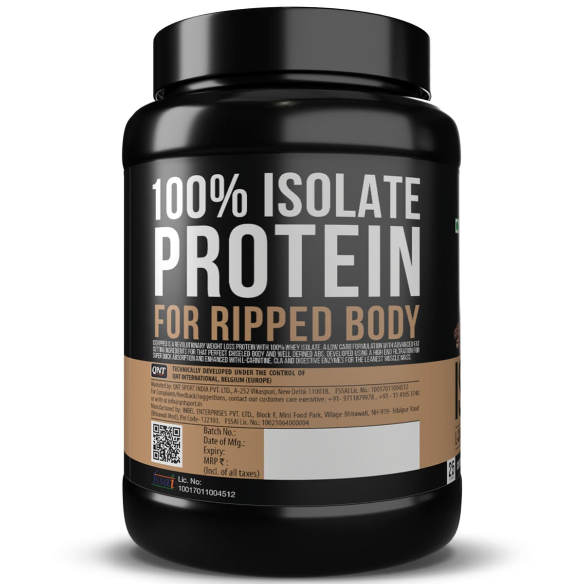 QNT Iso Ripped 1 Kg Cafe Bevarabia
