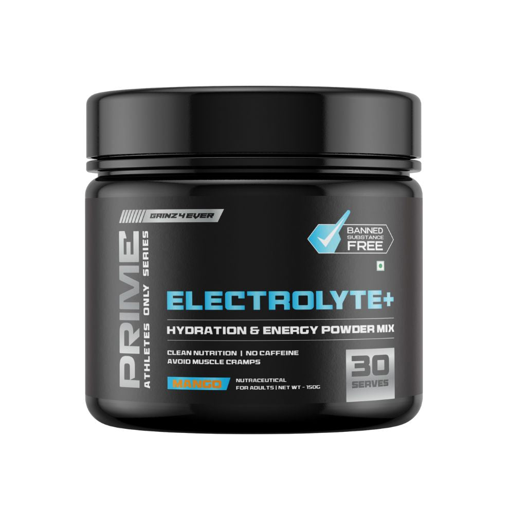 GAINZ4EVER PRIME ELECTROLYTE+ 150 GM MANGO