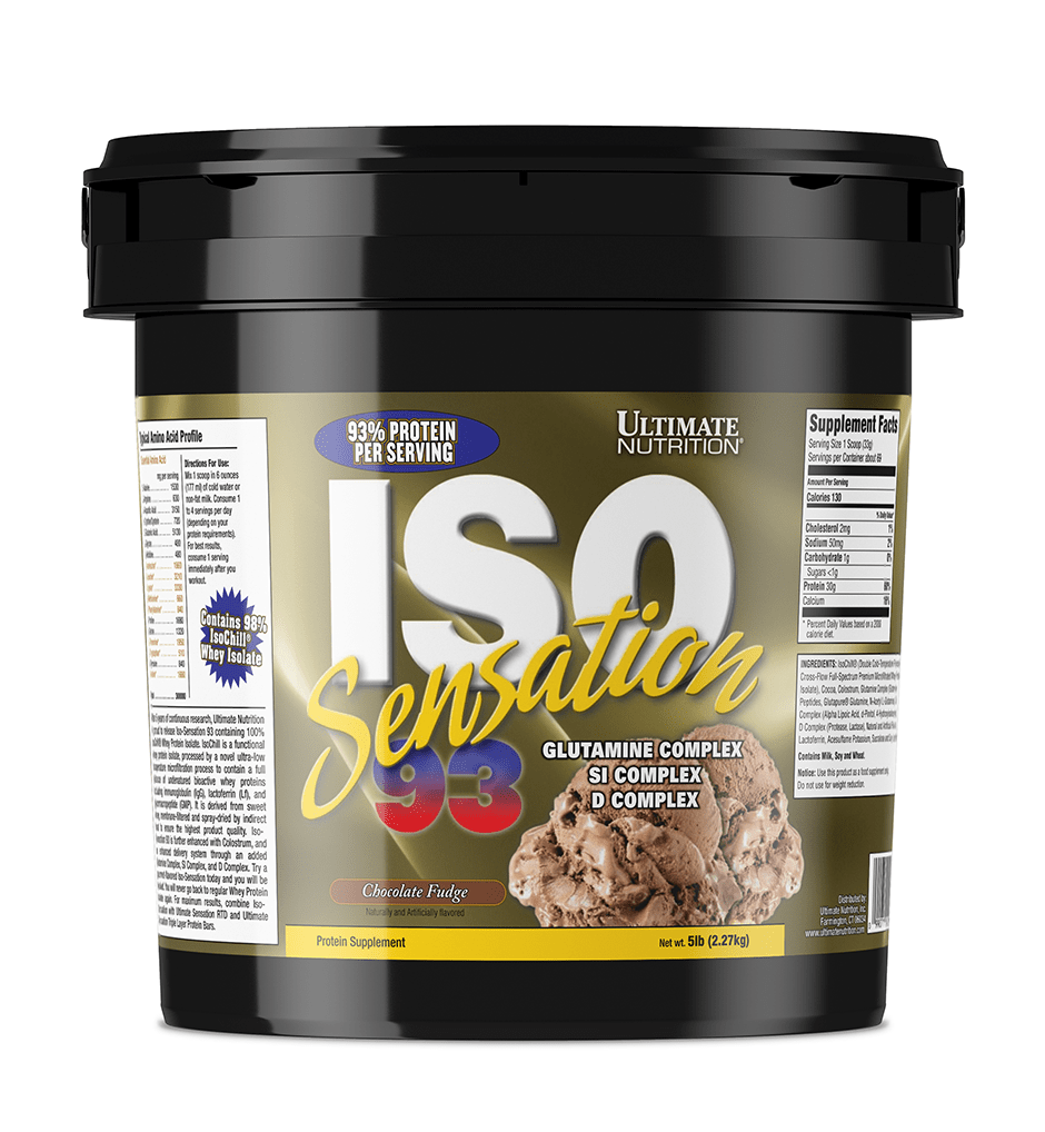 ULTIMATE NUTRITION ISO SENSATION 2.27 KG CHOCOLATE FUDGE