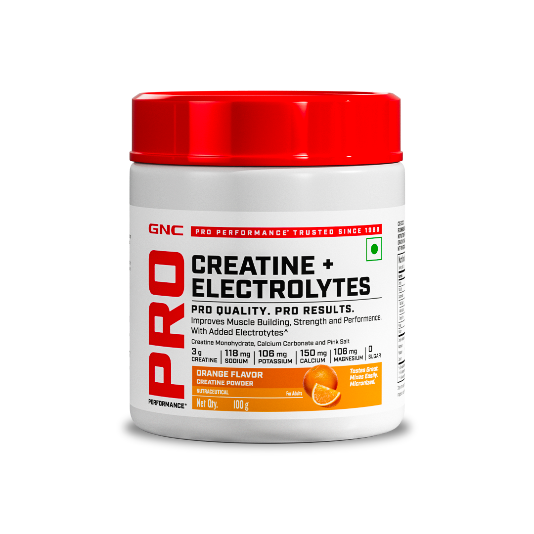 GNC PRO PERFORMANCE CREATINE+ELECTROLYTES 100 GM ORANGE