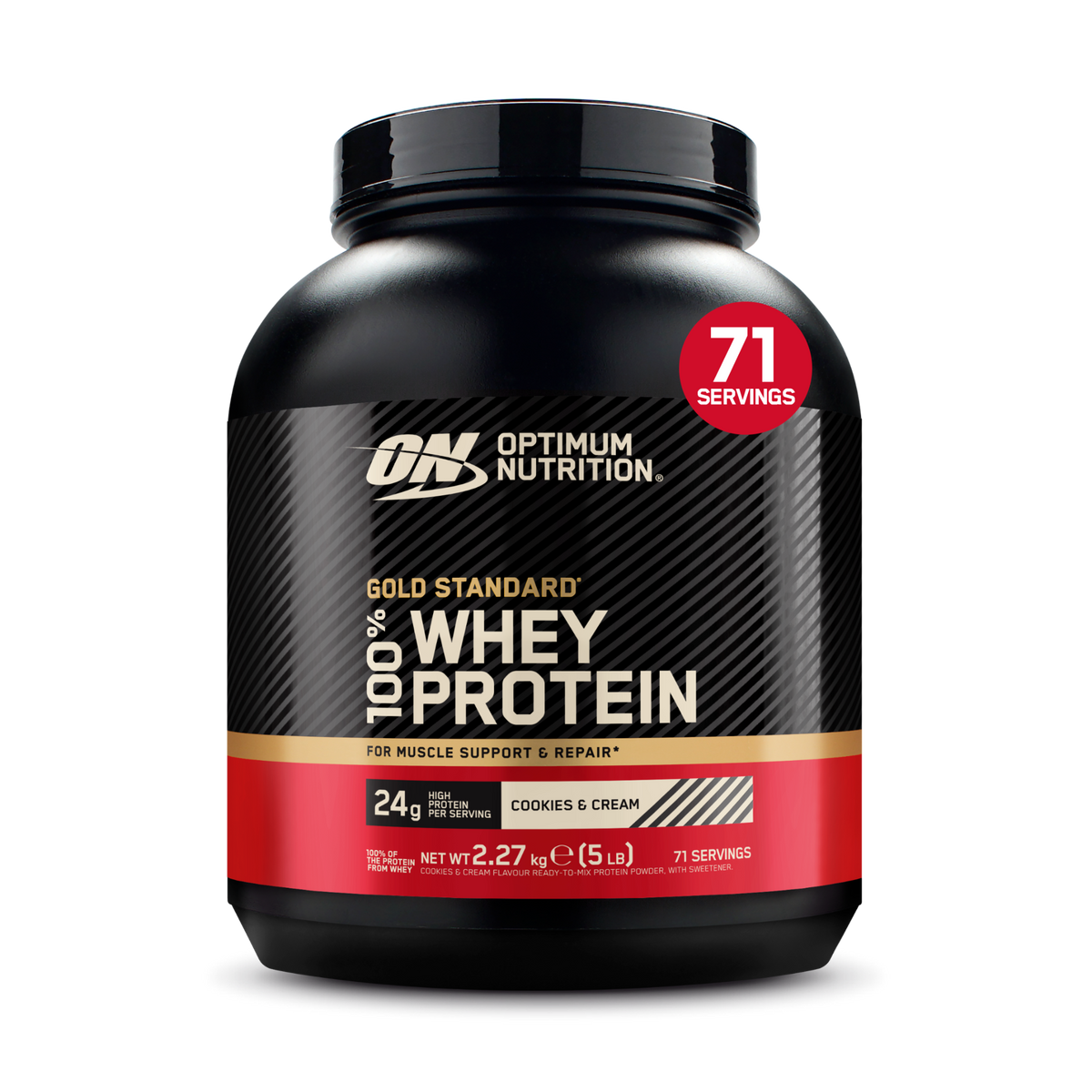 Optimum Nutrition 100% Whey 2.27 Kg Cookies & Cream