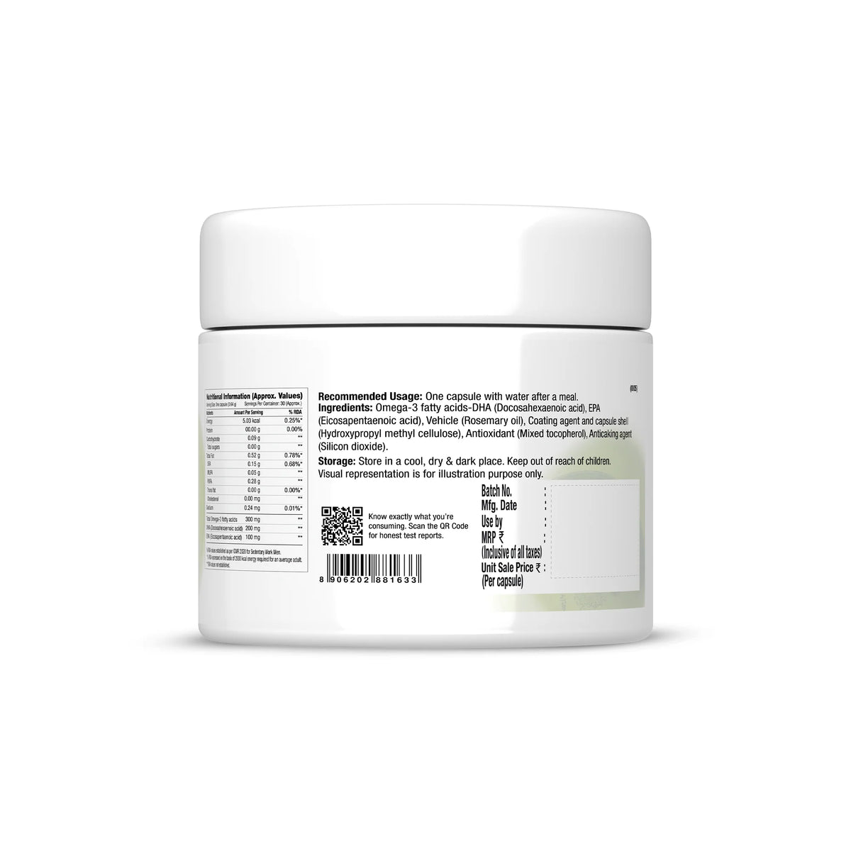 Gnc Vegan Omega 30 Capsules