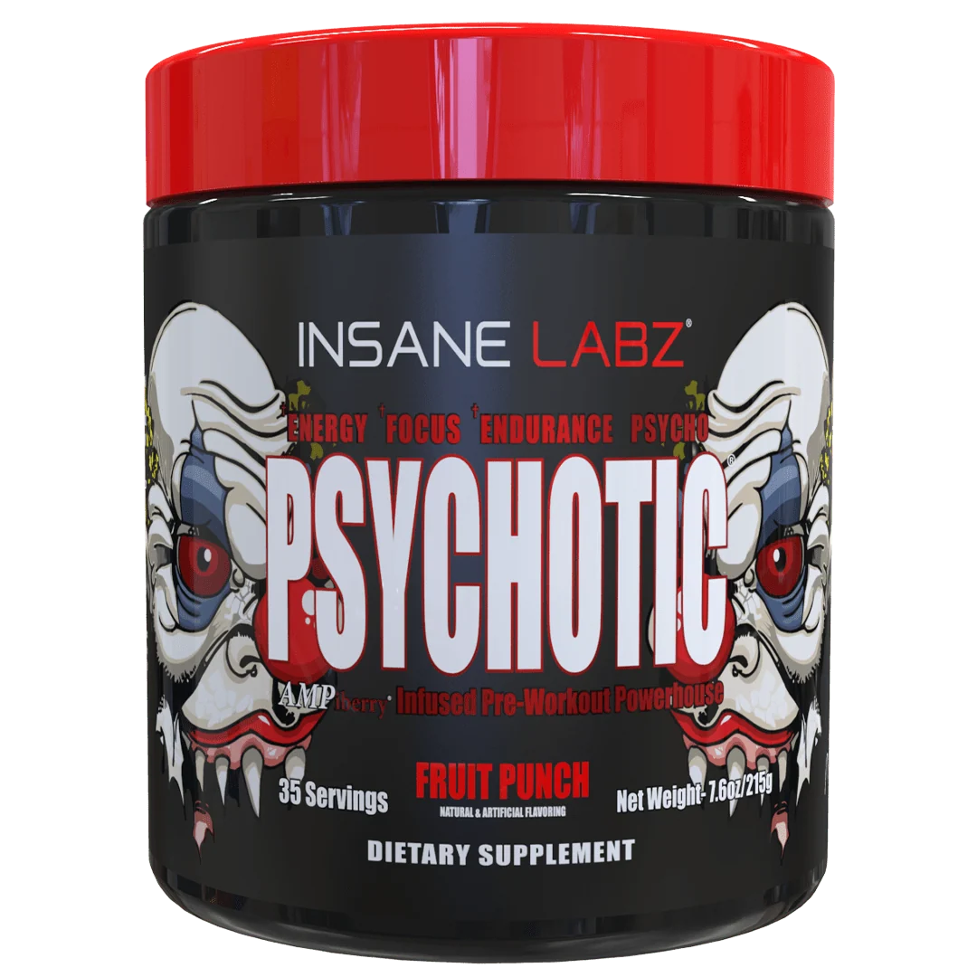 Insane Labz Psychotic Pre-Workout 215 Gm Fruit Punch