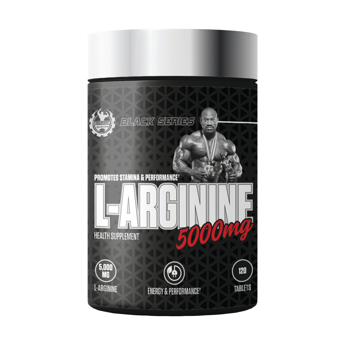 DEXTER JACKSON BLACK SERIES L-ARGININE 5000 MG 120 TABLETS