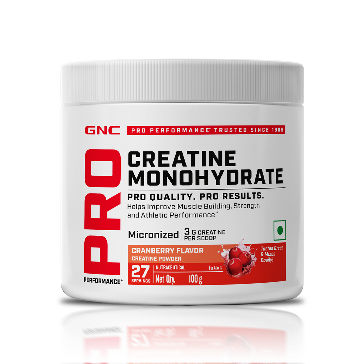 GNC PRO PERFORMANCE CREATINE 100 GM CRANBERRY