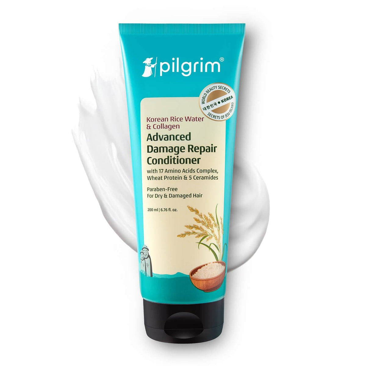 PILGRIM KOREAN RICE WATER & COLLAGEN ADVANCED DAMAGE REPAIR CONDITIONER 200 ML