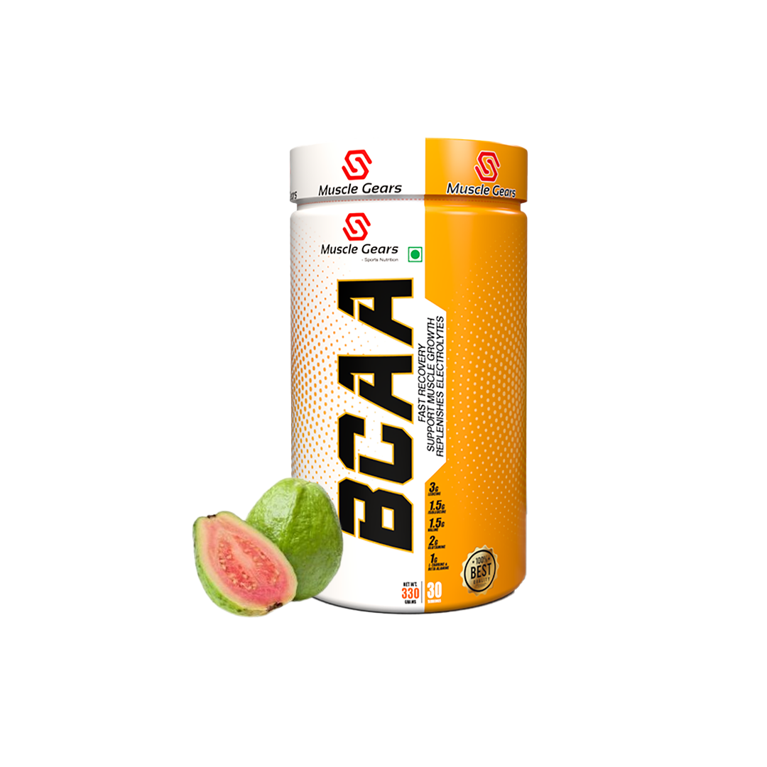 MUSCLE GEARS BCAA 330 GM GUAVA