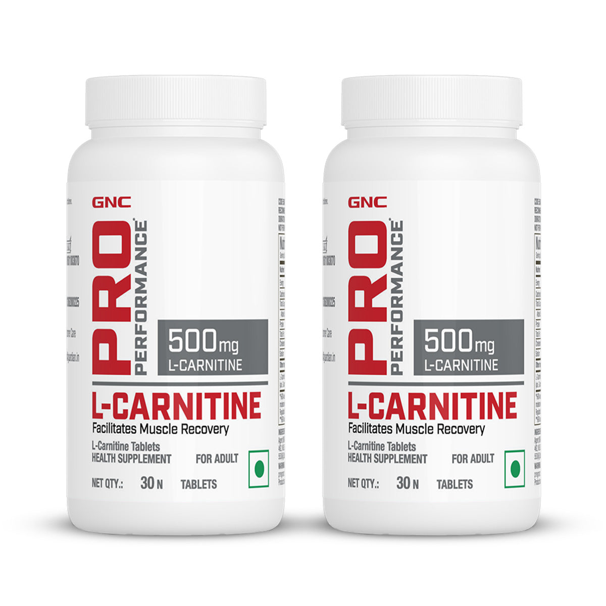 GNC PRO PERFORMANCE L-CARNITINE 500 MG 60 TABLETS