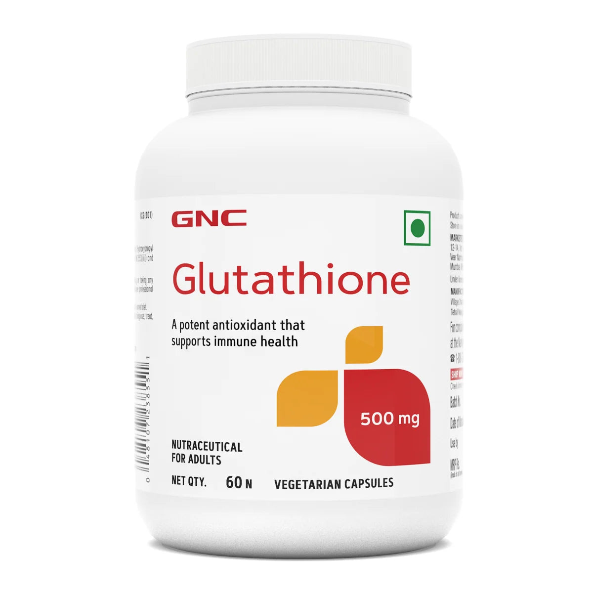 Gnc Glutathione 500 Mg 60 Capsules