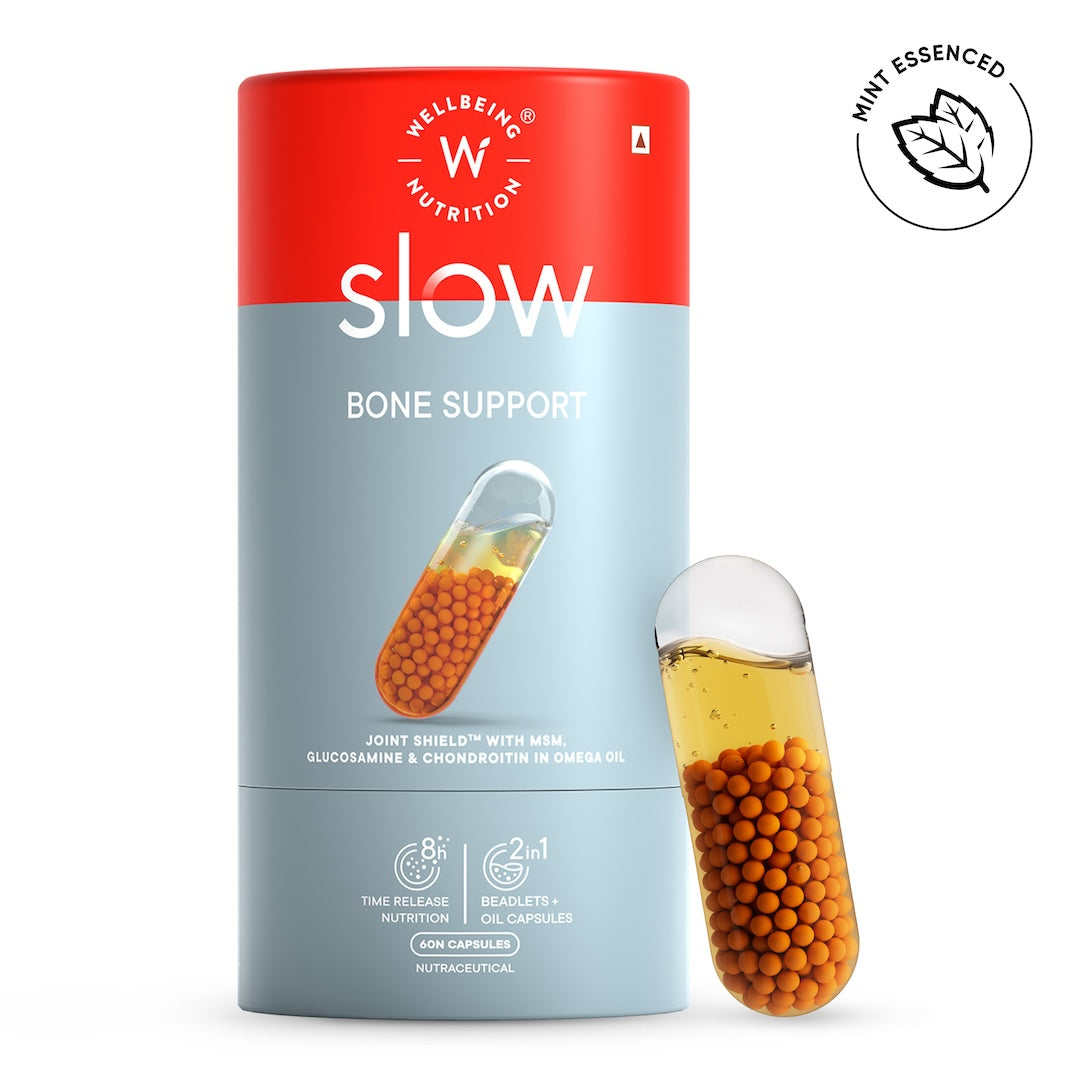 WELLBEING NUTRITION SLOW BONE SUPPORT 60 CAPSULES