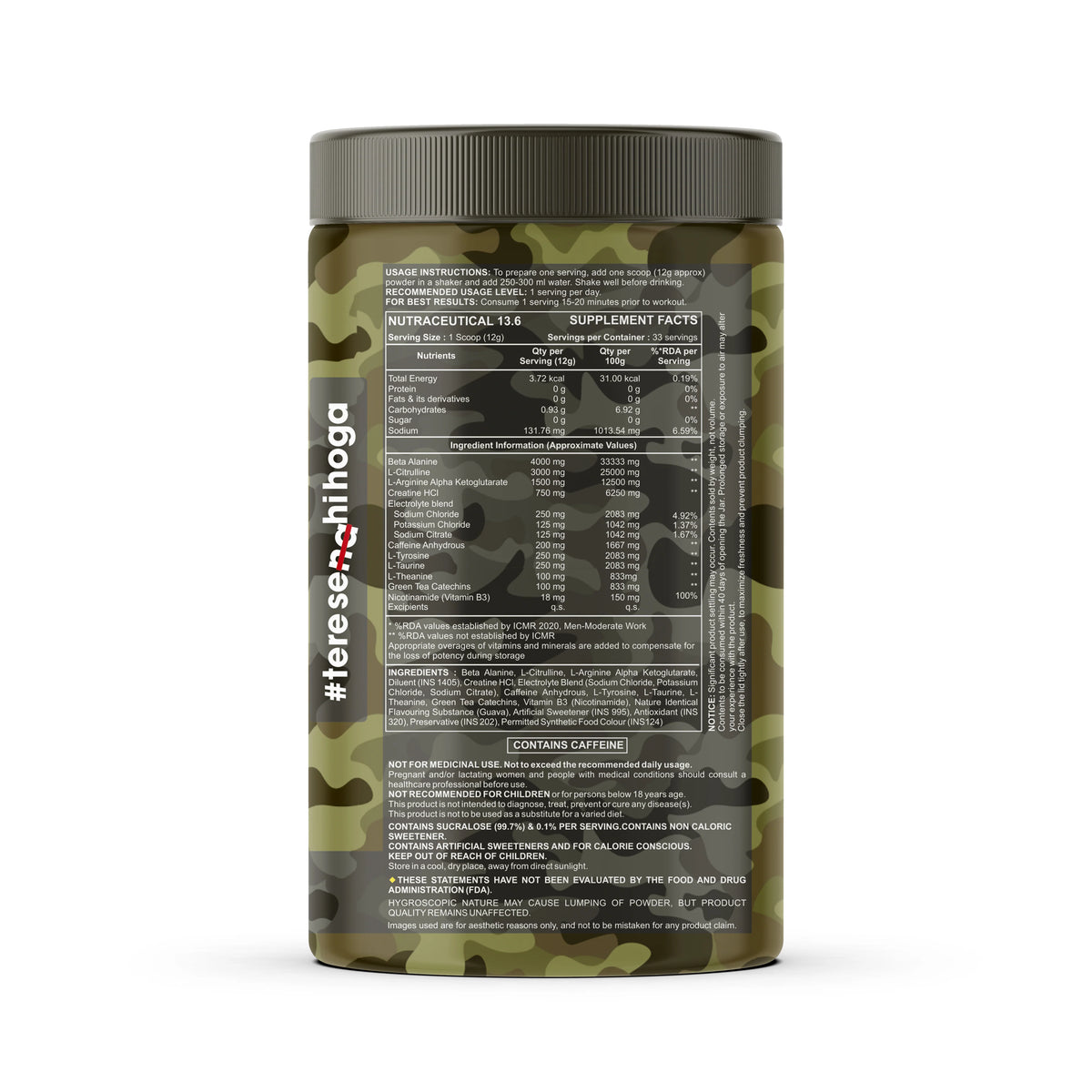 Big Flex Legendary Series Nuke Explosuve Pre-Workout 400 Gm Guava