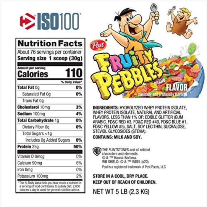 Dymatize Iso 100 Hydrolyzed 2.3 Kg Fruity Pebbles