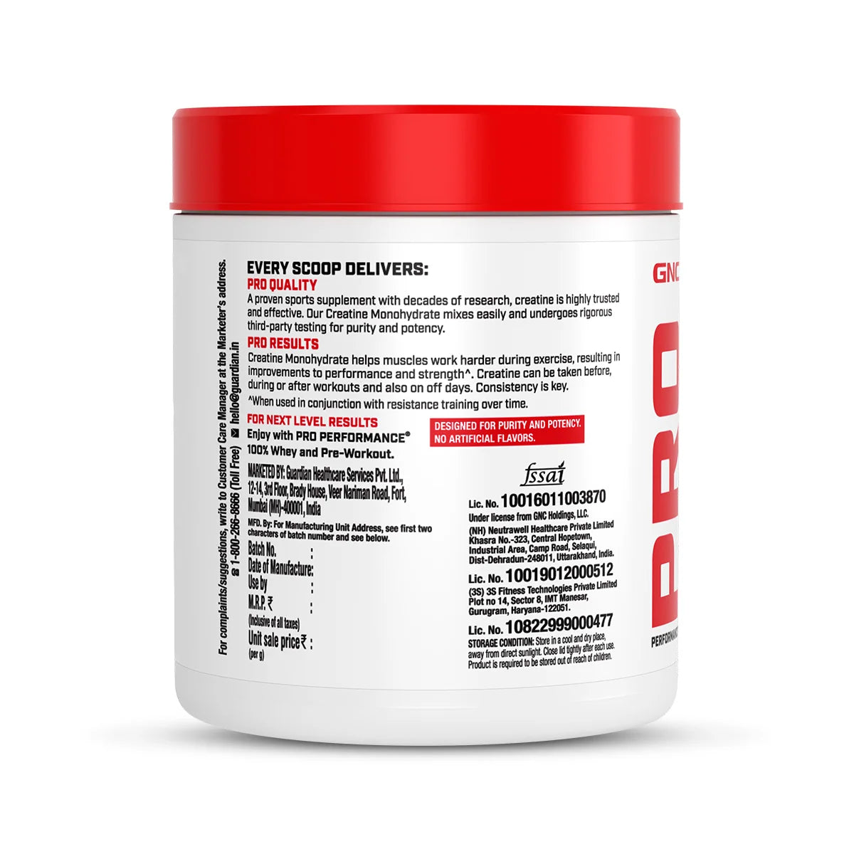 Gnc Pro Performance Creatine 250 Gm Orange